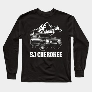 SJ-series Jeep Cherokee jeep car name Long Sleeve T-Shirt